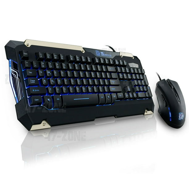 Kit De Teclado Y Mouse Gamer Rgb Thermaltake Ctman Kit De Teclado Y Mouse Gamer Rgb Thermaltake Ctman